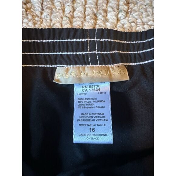 Beach House Black Board Short Swim Cover up  Women's Size 16 Srp $49. - Picture 4 of 5